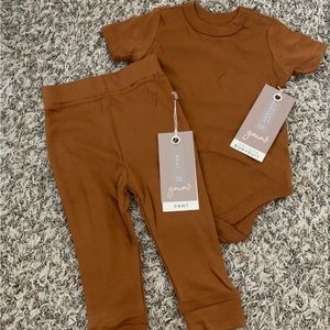 goumi kids onesie + matching pants